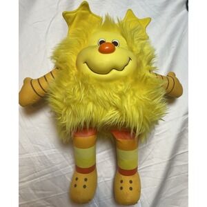 Vintage Yellow Canary Spark Sprite Plush Rainbow Brite 1983 Hallmark - 7"